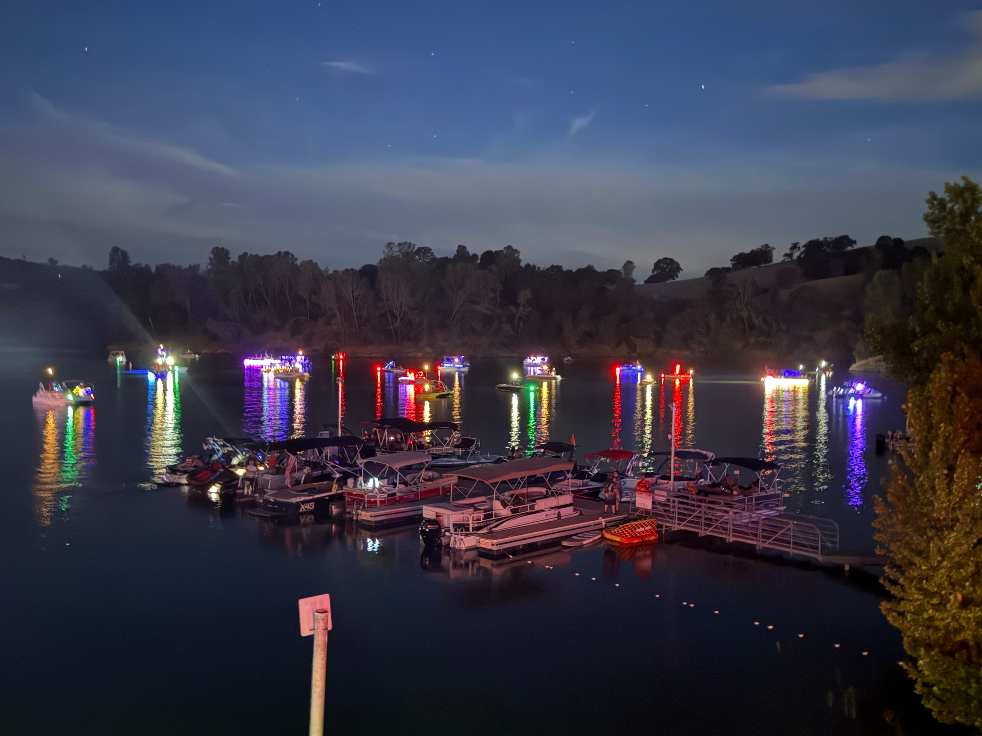 Cold drinks on the dock at Lake Tulloch